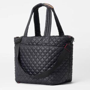 MZ Wallace  Black Medium Metro Tote Deluxe  NWT